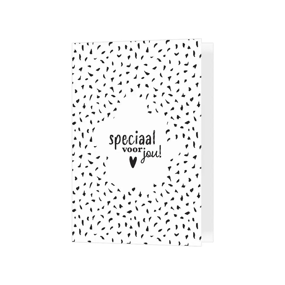 Kaartje "Cadeautje speciaal voor jou" - met eigen tekst