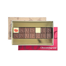 ChocoTelegram 14 -  kus en knuffel  melk/wit  133g
