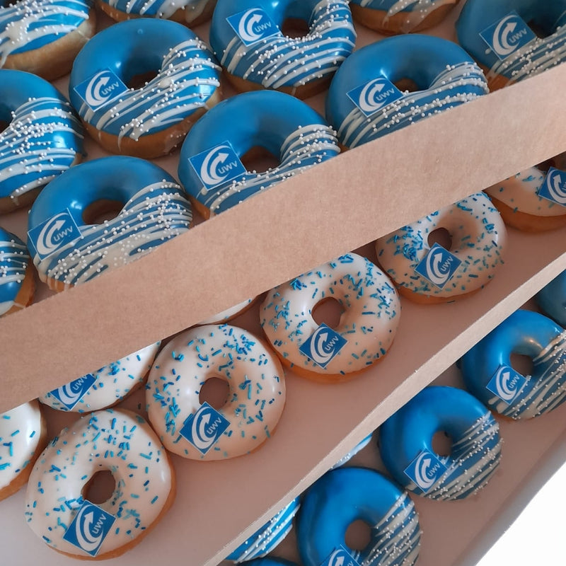 Gepersonaliseerde Donuts: met eigen logo