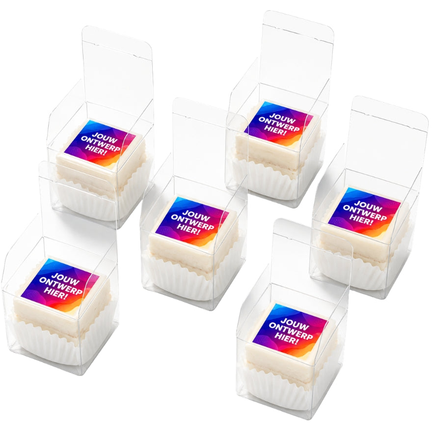 Petit fours Verpakt - Met logo