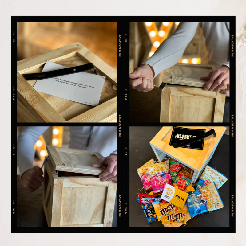Breekbox Moet Chandon - Gouden Cadeaubox