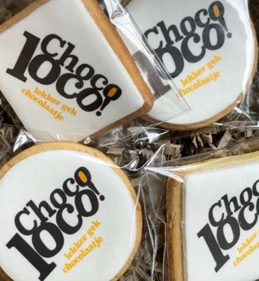 Koekjes met eigen logo
