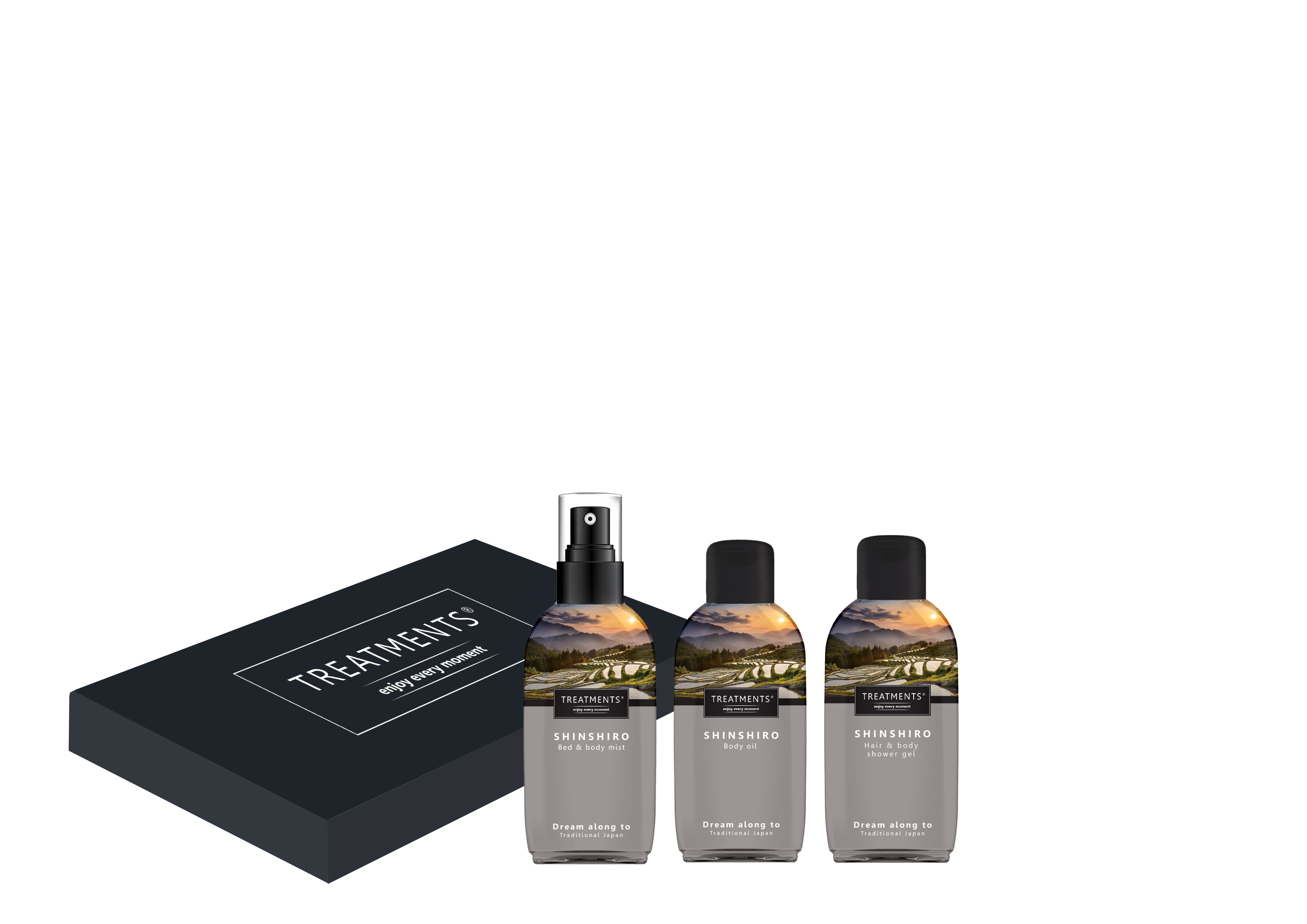 Body & Fragrance Mailbox (Brievenbus Giftbox - 4 geuren) van Treatments