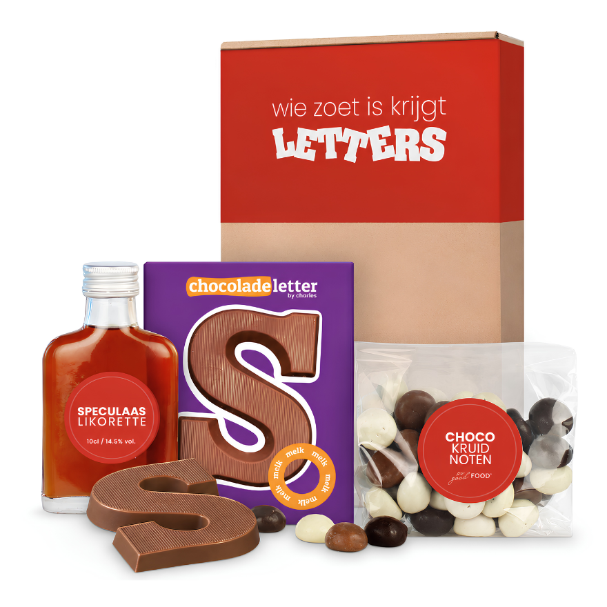 Chocoladeletter S  - Melk - Kruidnoten - Likorette