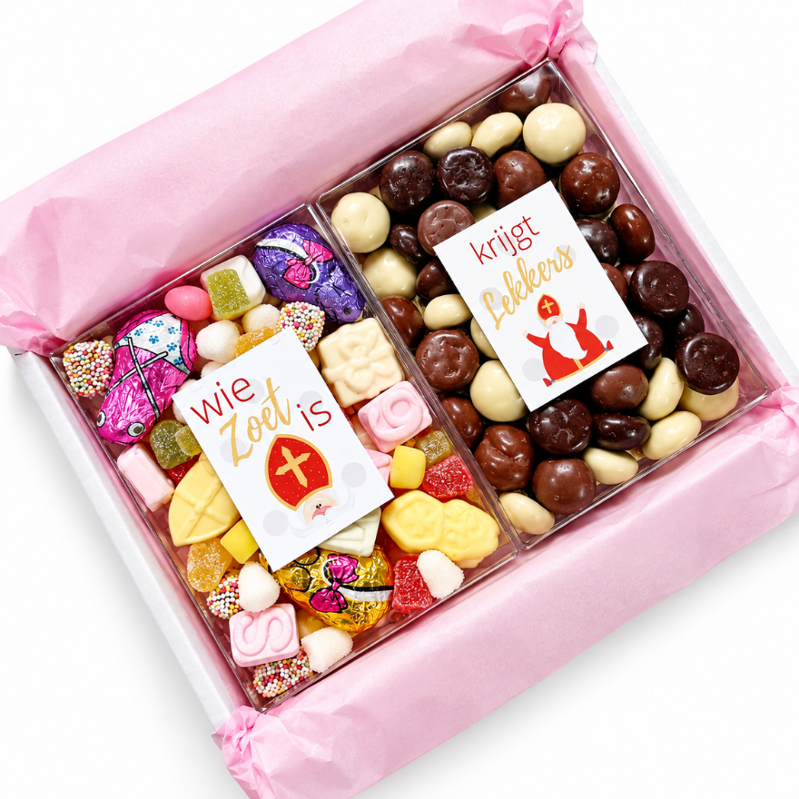 Sinterklaas Snoepbox met Chocolade en Zoete Lekkernijen