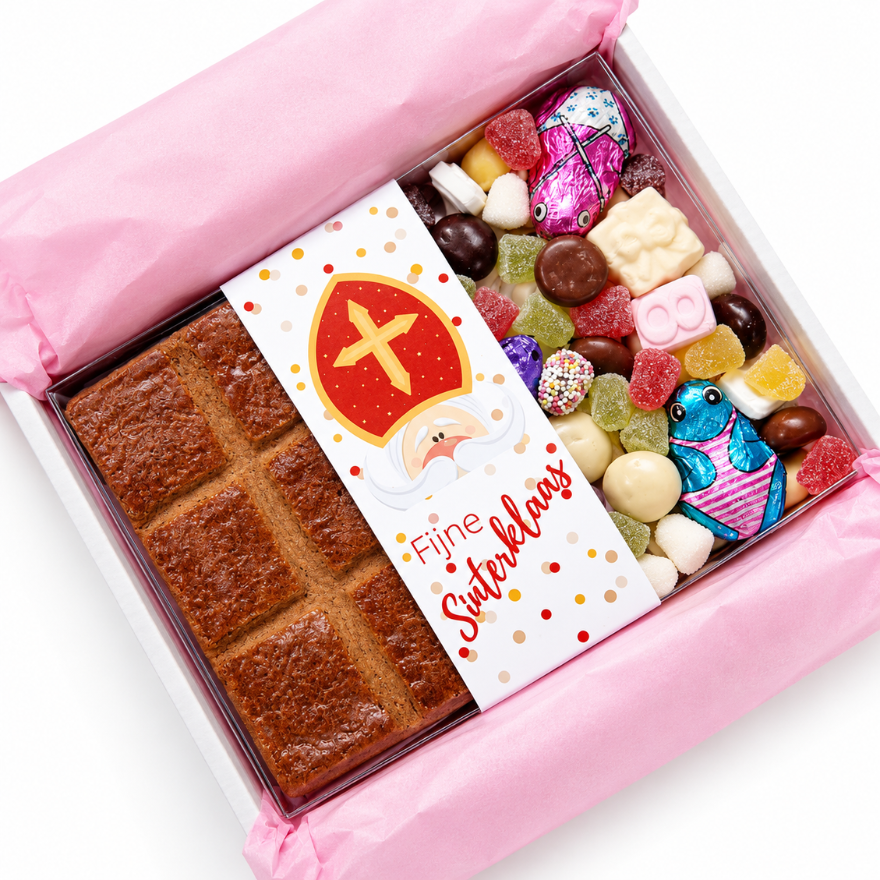 Sinterklaas Cadeaupakket met Chocolade en Snoepgoed