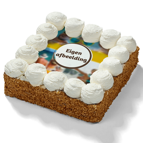 Slagroomtaart Vierkant