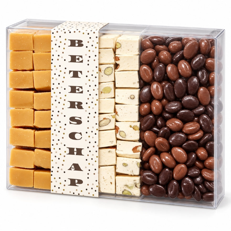 Beterschap Cadeaubox - Fudge Nougat & Chocolade