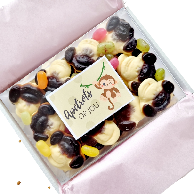 Snoepbox apetrots op jou