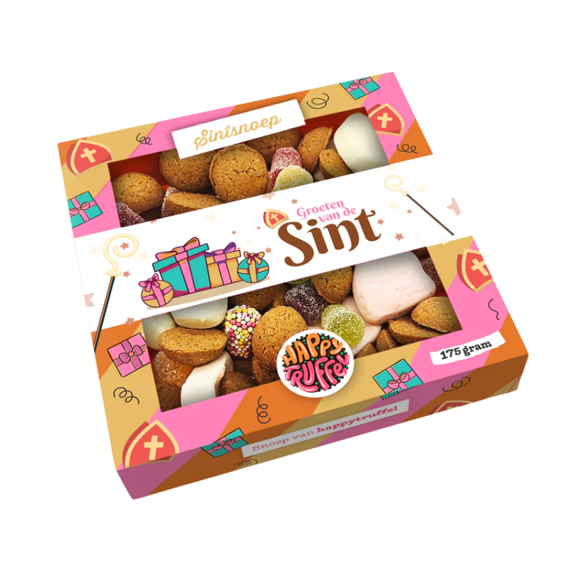 Snoeppakket “Groeten van de Sint” strooigoed (175 gram)