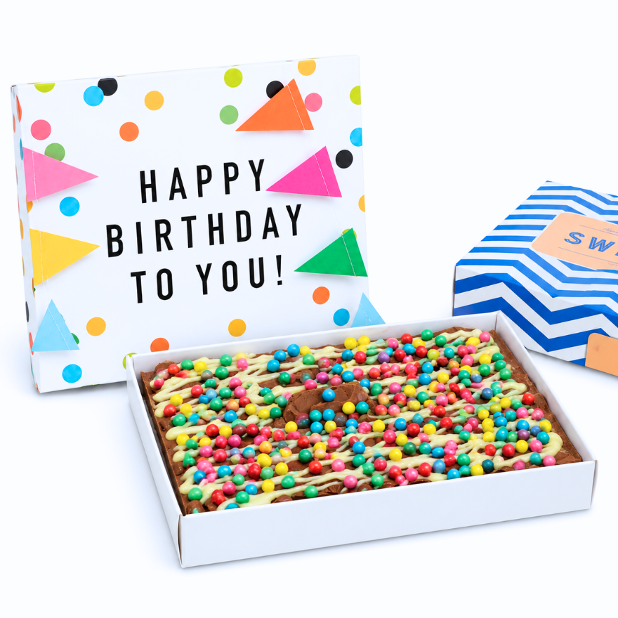 Sweetbox - Verjaardagspakket met Happysocks