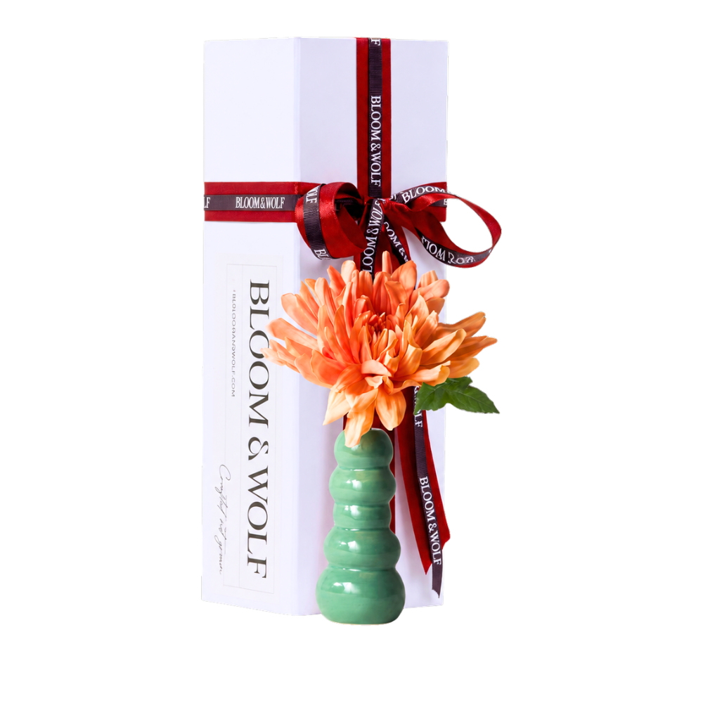 The Mini Collection  - Zijden  bloemen met vaas