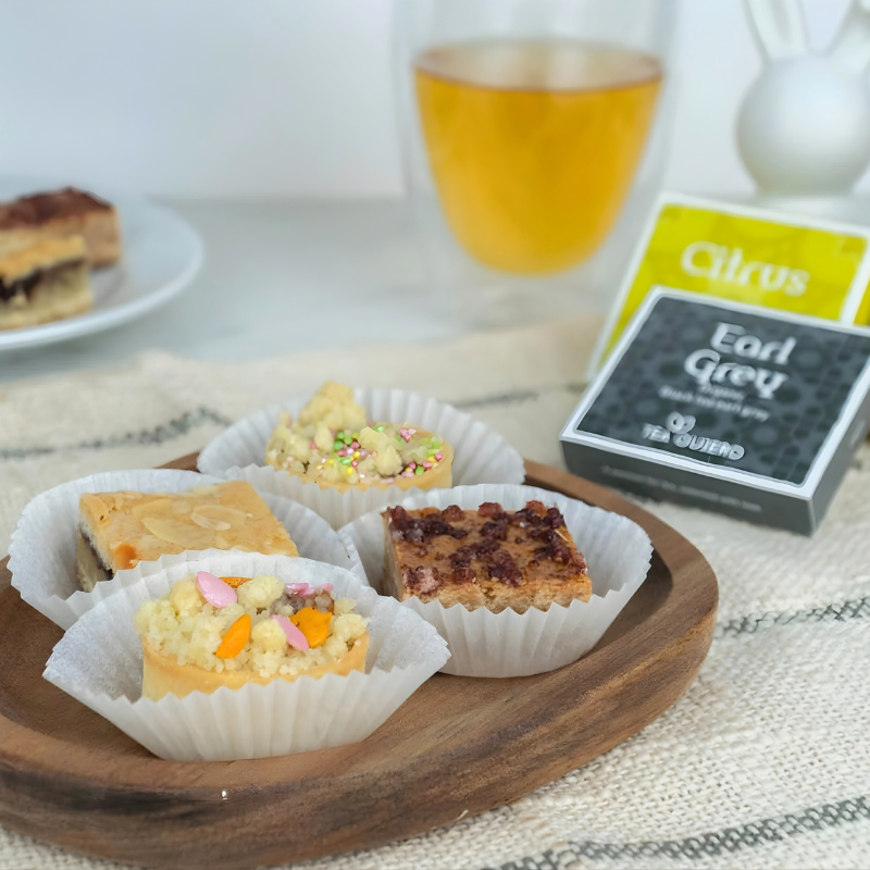 Theebox pasen (thee en tartelettes)