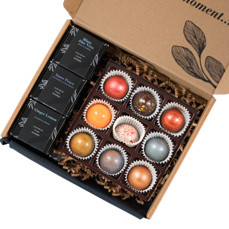 Zen Tea & Bonbon box Theepakket Cadeau