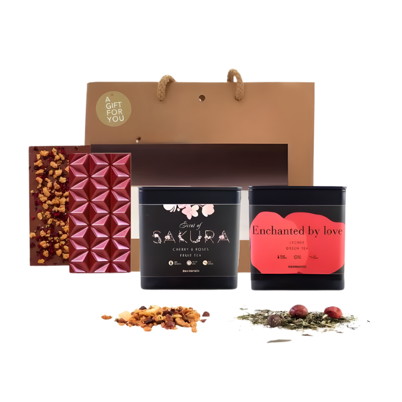 Thee- en chocoladepakket Giftbag