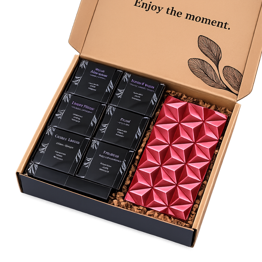 Theepakket brievenbus Zen Tea en Choco Box