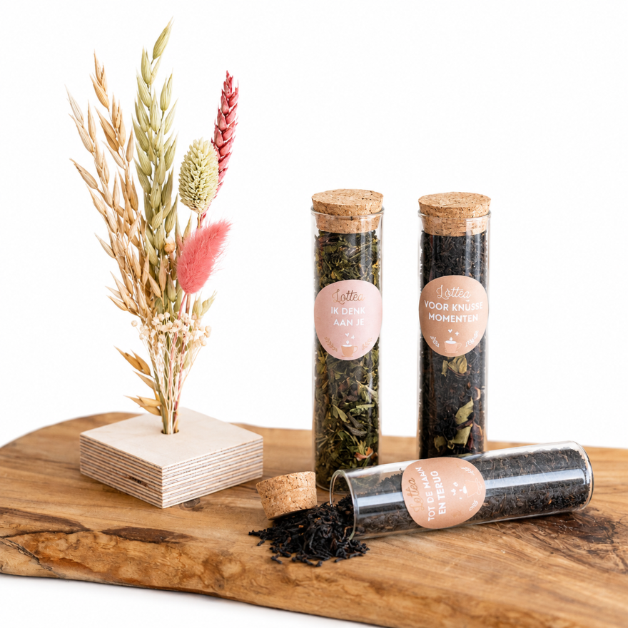 Giftset Theeproeverij ‘Knuffel voor Jou´