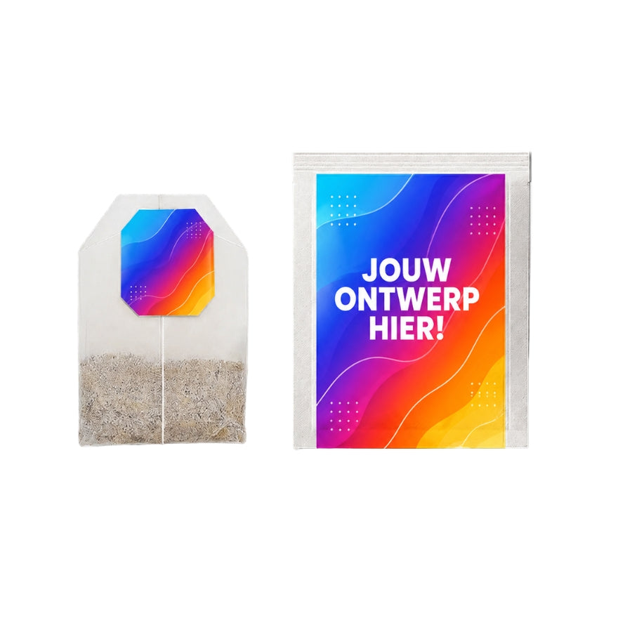 Theezakjes met eigen ontwerp - Vanaf 100 st.