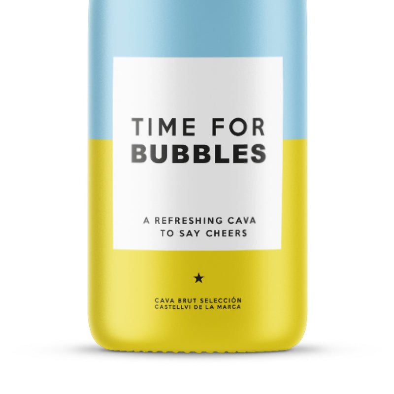MessageBottle Cava Time for Bubbles