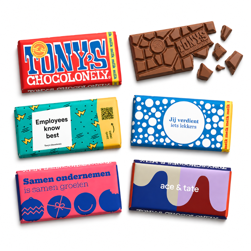 Tony Chocolonely met eigen wikkel