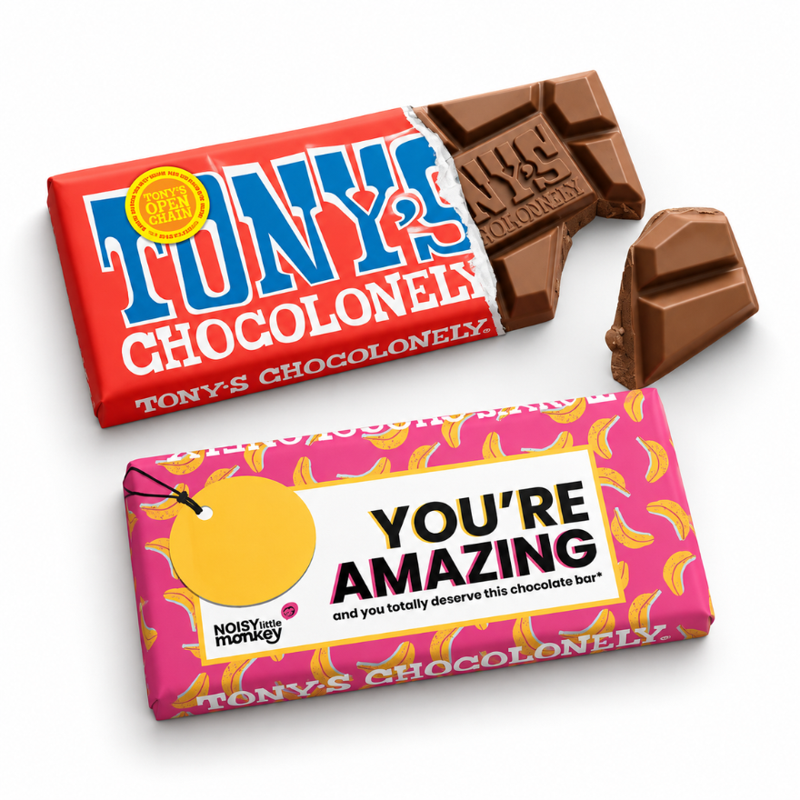 Tony Chocolonely met eigen wikkel