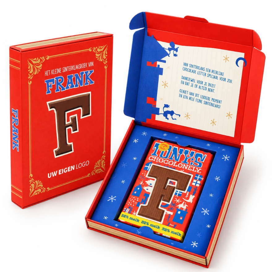 Tony's Chocolonely Chocolade letter - vanaf 250 st.