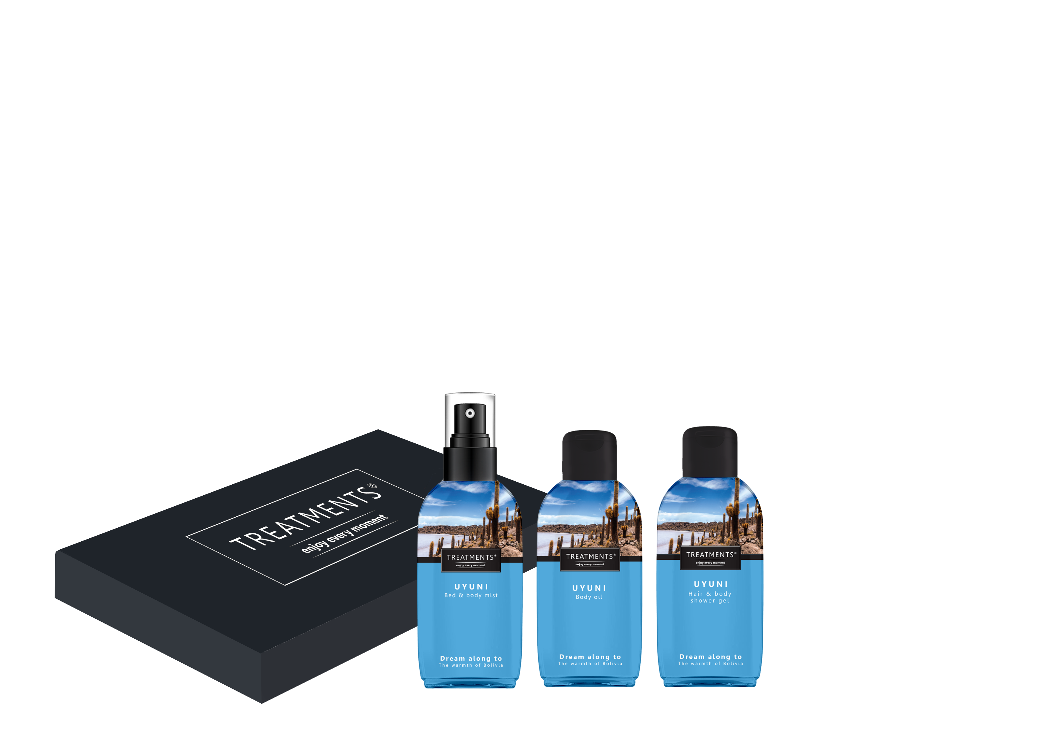 Body & Fragrance Mailbox (Brievenbus Giftbox - 4 geuren) van Treatments