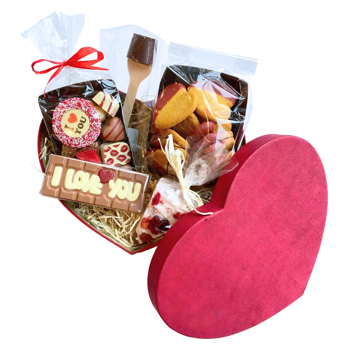 Rode hartjes cadeaubox