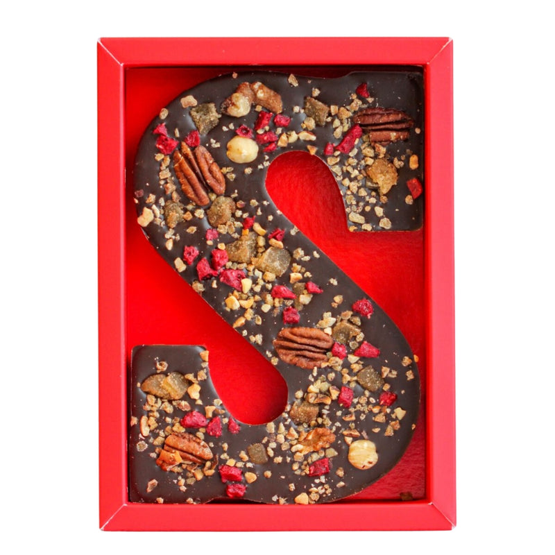 Vegan Chocoladeletter S Nuts & Fruits Topped Puur