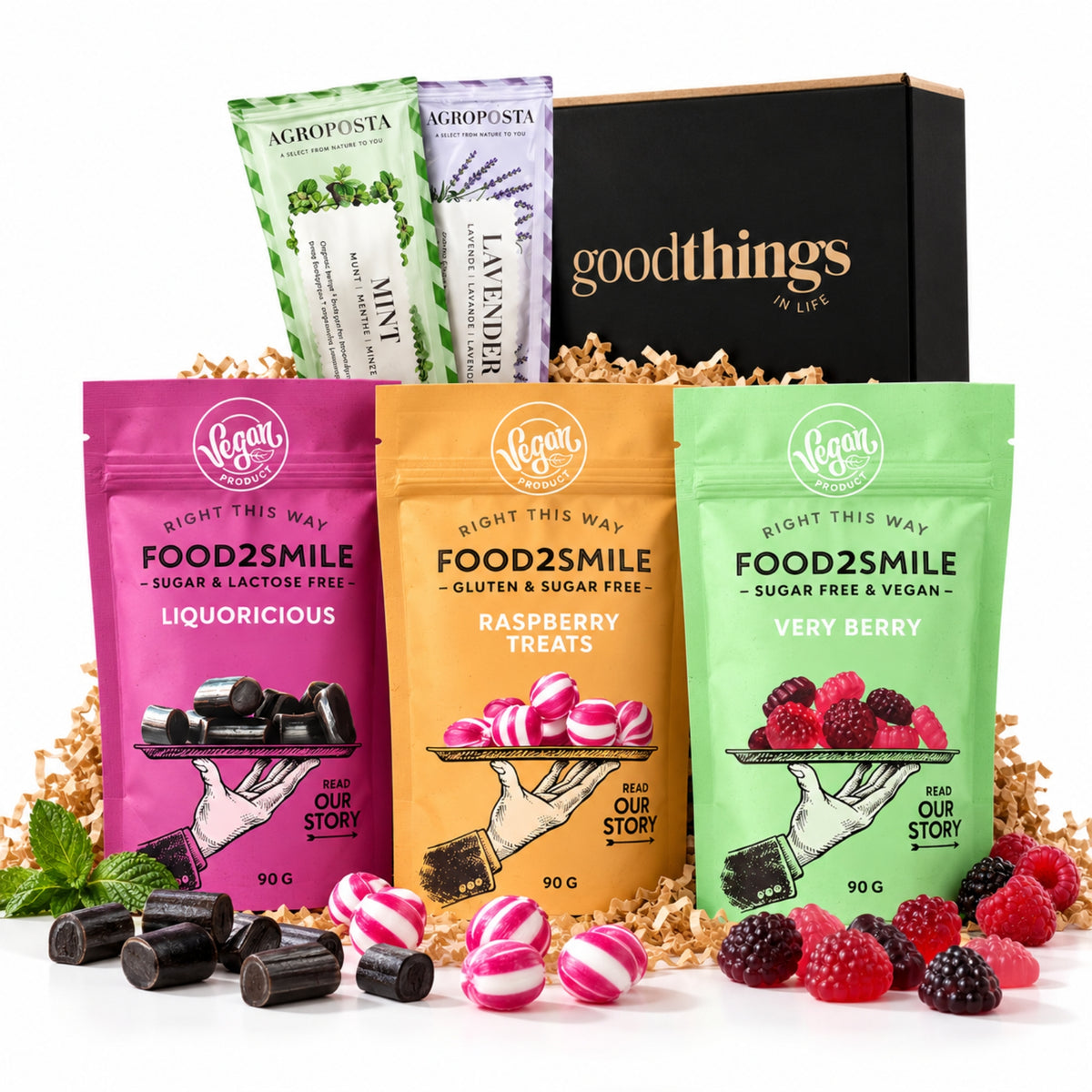 Snoep per Post Brievenbuscadeau (Food2Smile)