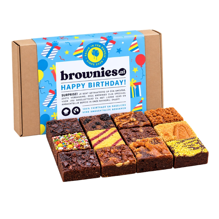 Verjaardag Brownies Mini's