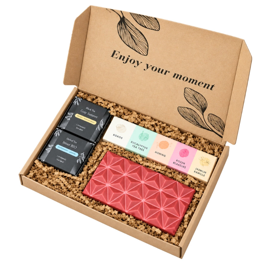 Verwenbox Zeep, Thee & Chocolade