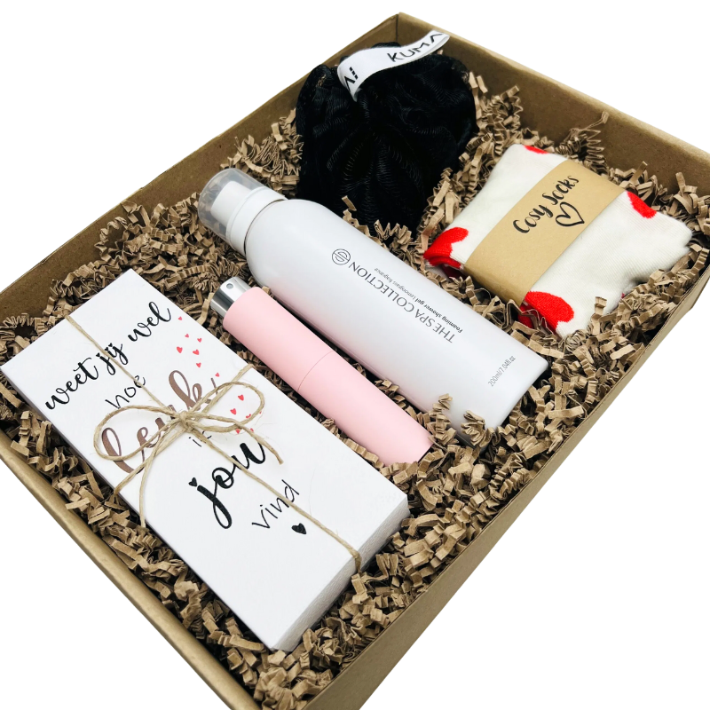 Luxe verzorgings cadeaupakket -  Verwenmoment voor haar
