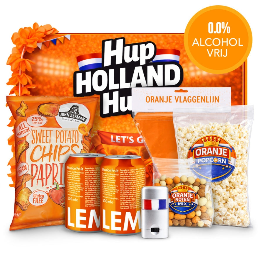 HUP! Oranje Box WK Borrelbox Alcoholvrij