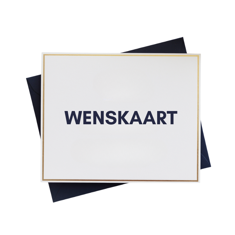 Wil je een kaart met bericht toevoegen?