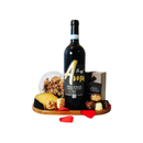 Wijn en chocolade borrelbox