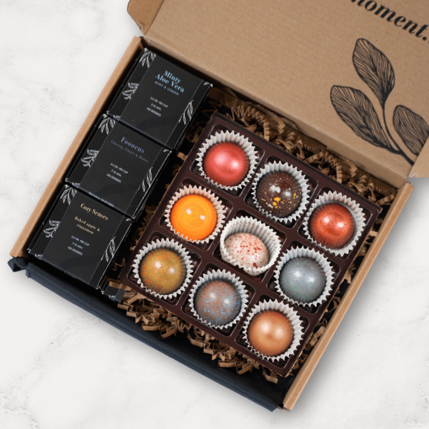 Zen Tea & Bonbon box Theepakket Cadeau