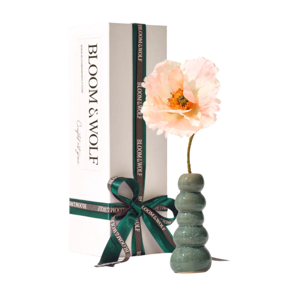 The Mini Collection  - Zijden bloem met vaas