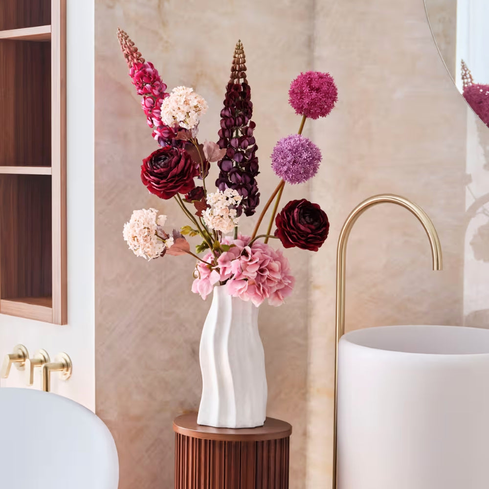 Zijdenbloemboeket The Mori