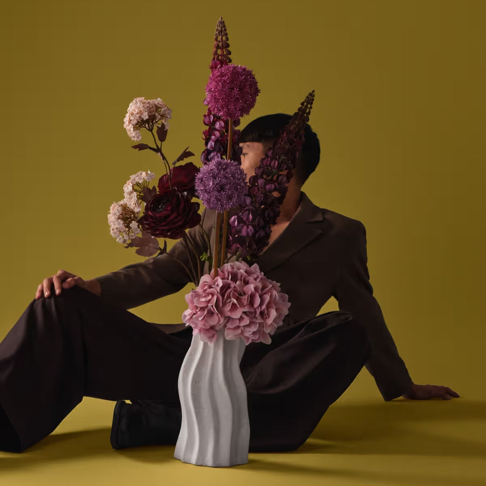 Zijdenbloemboeket The Mori