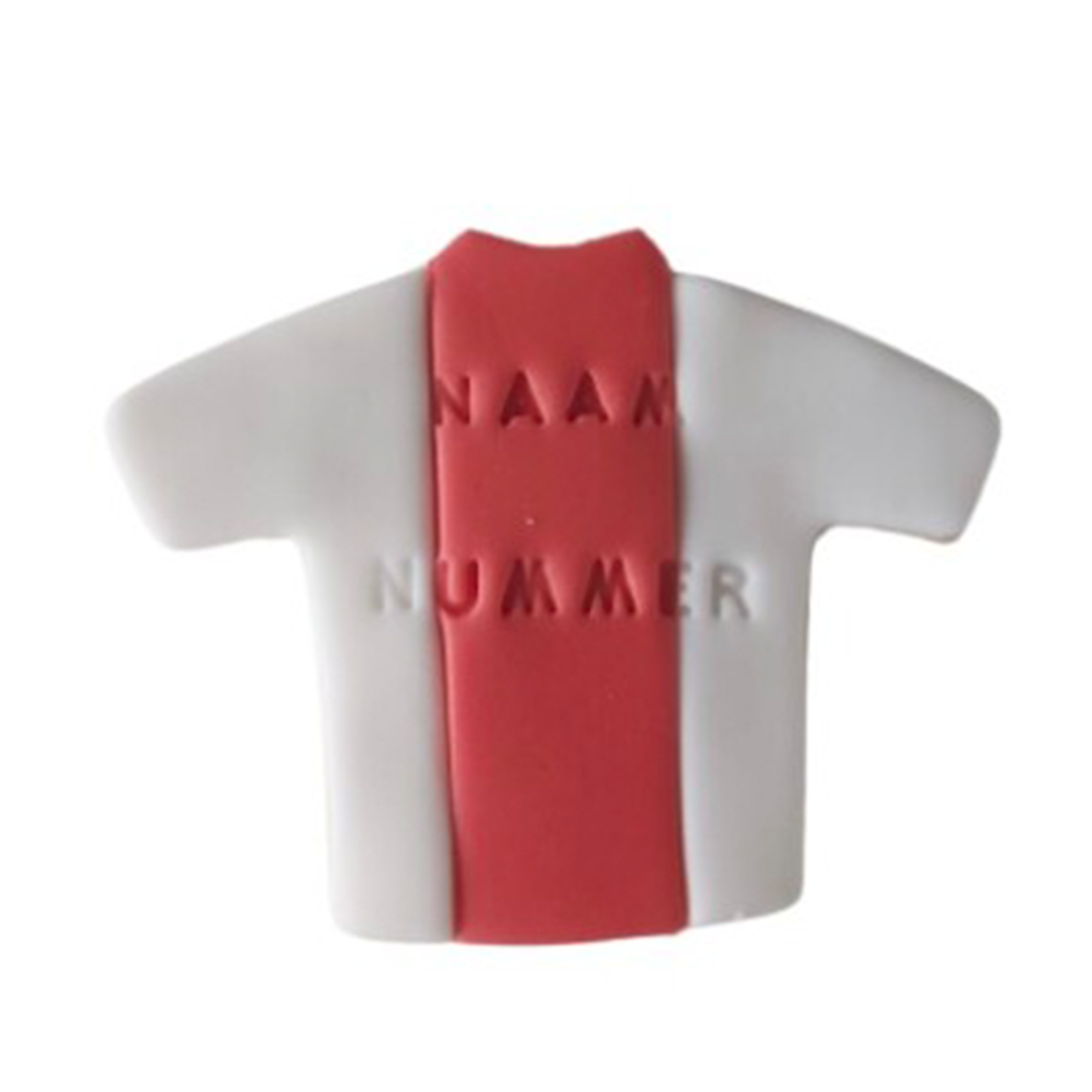 Chocoloco Voetbalshirt koekjes met je eigen naam en rugnummer!