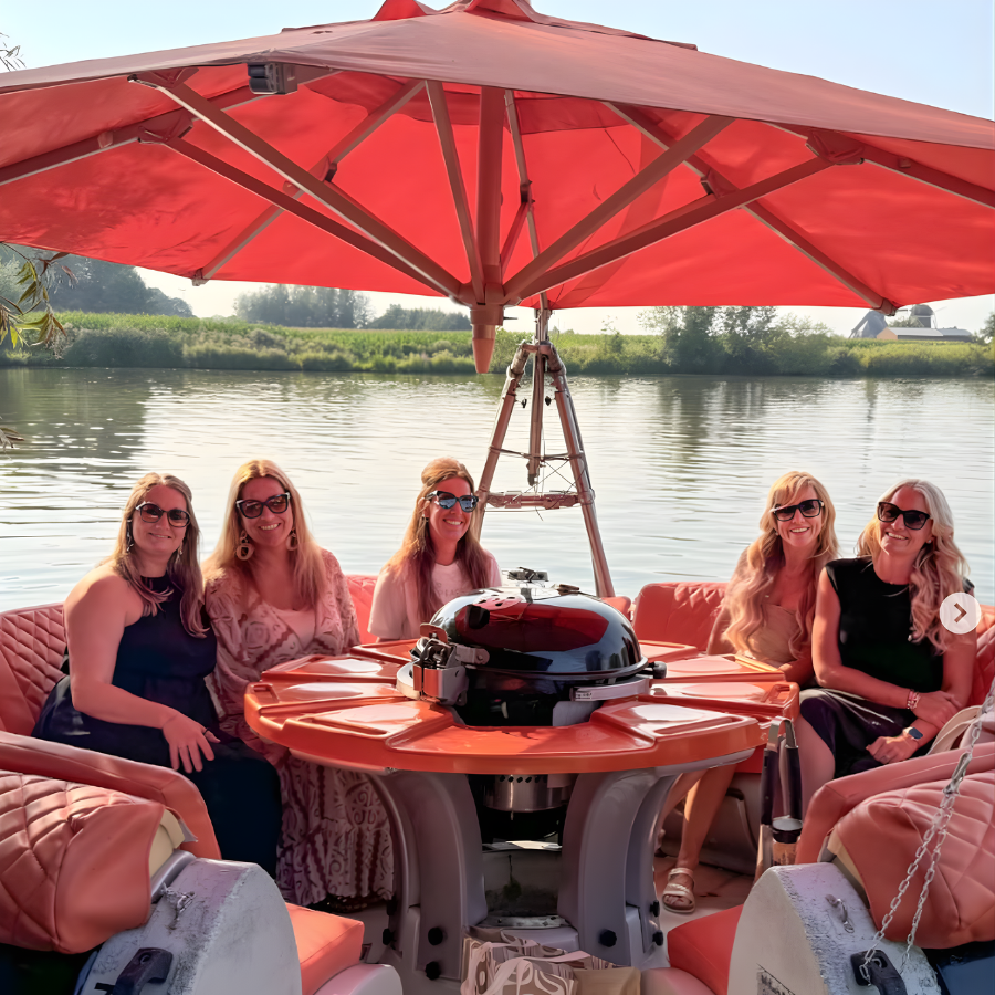 BBQ Donut Boot - De Gouden Ham (cadeautip uitje)