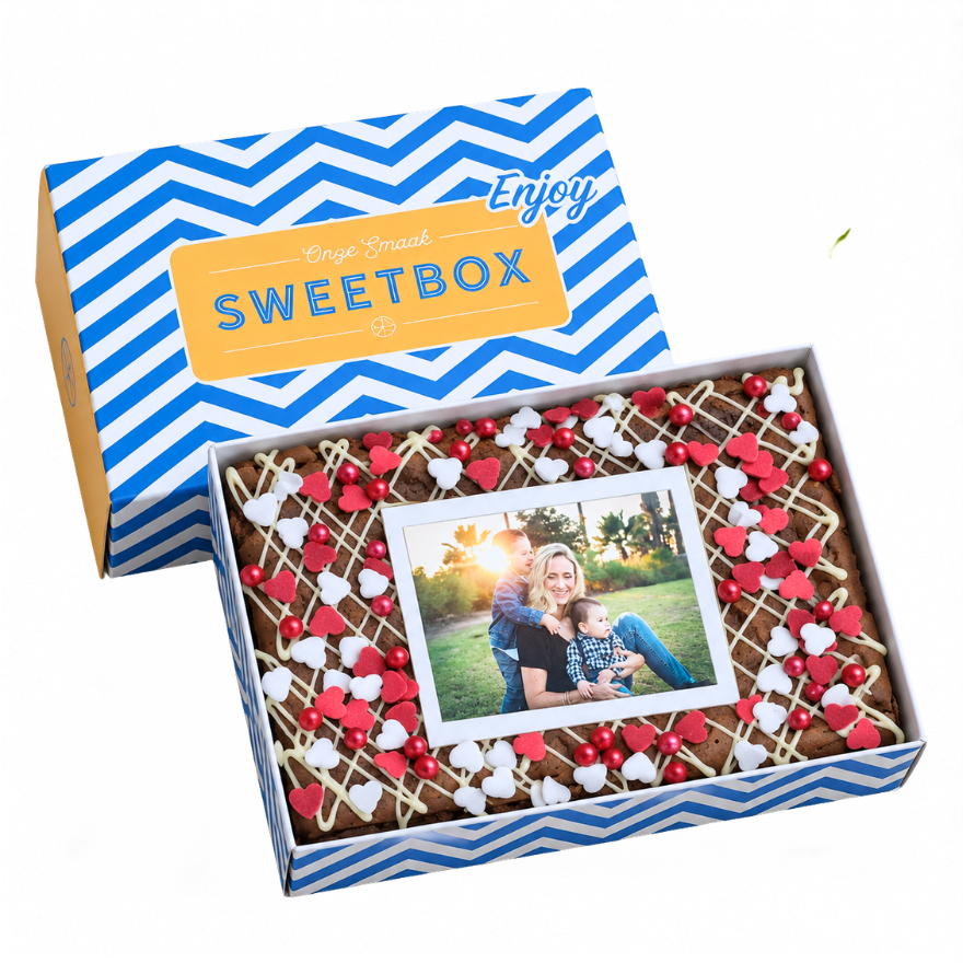 Brownies met eigen foto (The Sweetest Picture)