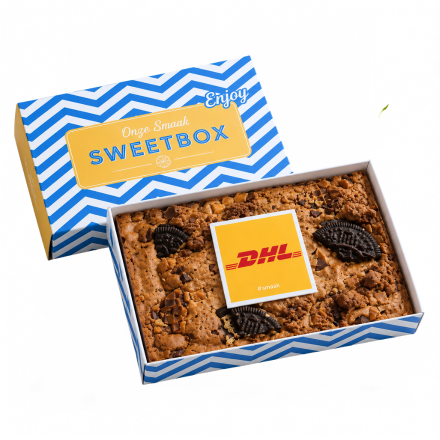 Brownies met Logo op Tekst (sweetbox)