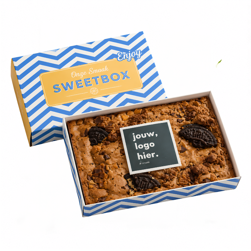 Brownies met Logo op Tekst (sweetbox)