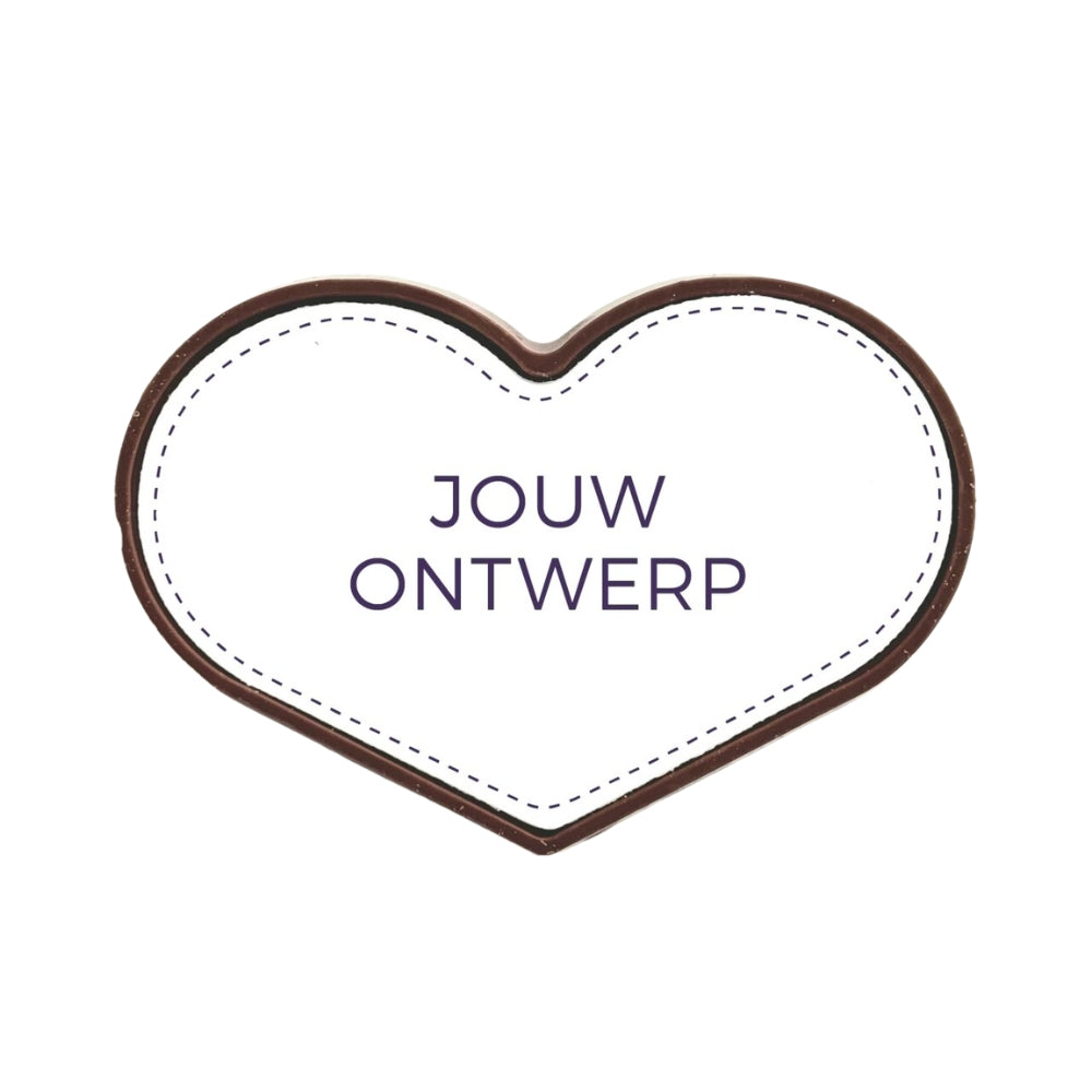 Chocolade figuur met eigen ontwerp