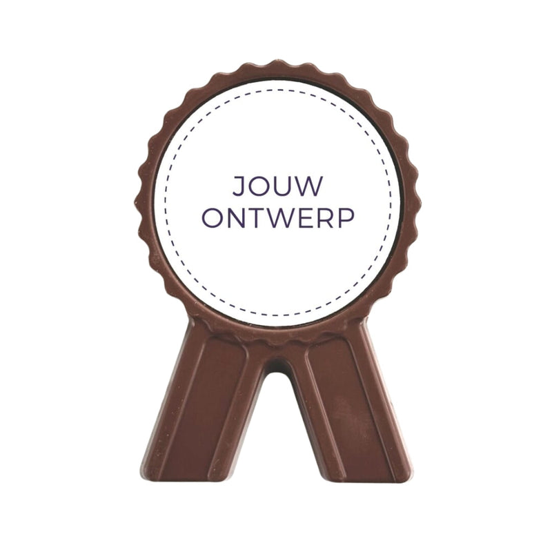 Chocolade figuur met eigen ontwerp