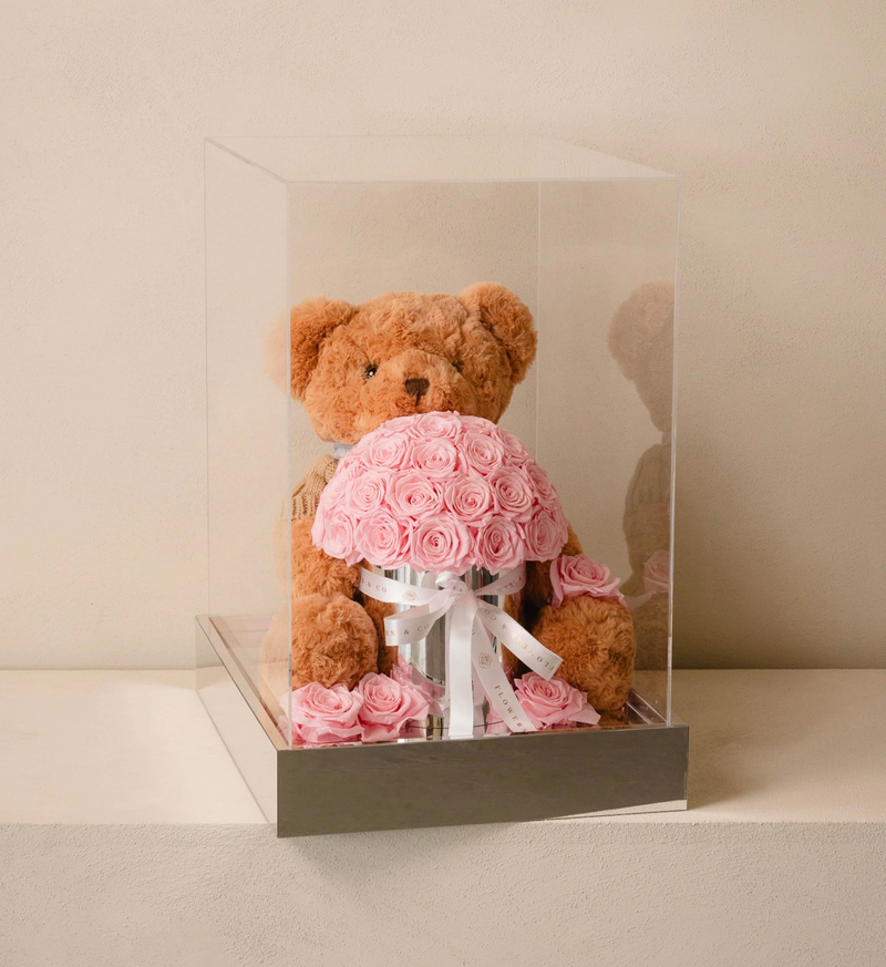 The Rose Hug Bear Pink