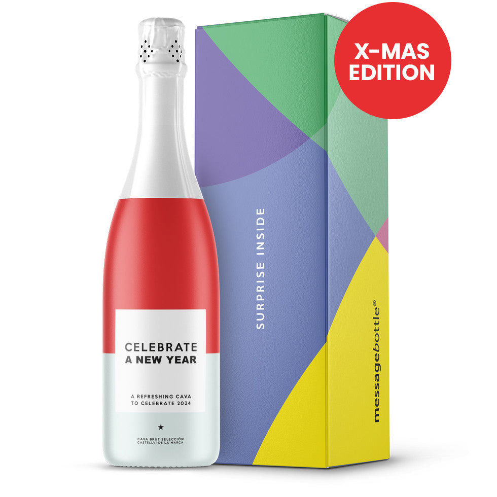 MessageBottle Cava Celebrate A New Year