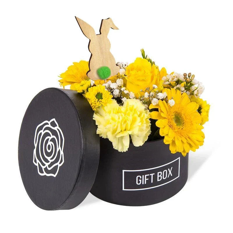 Geel bloementaartje Pasen